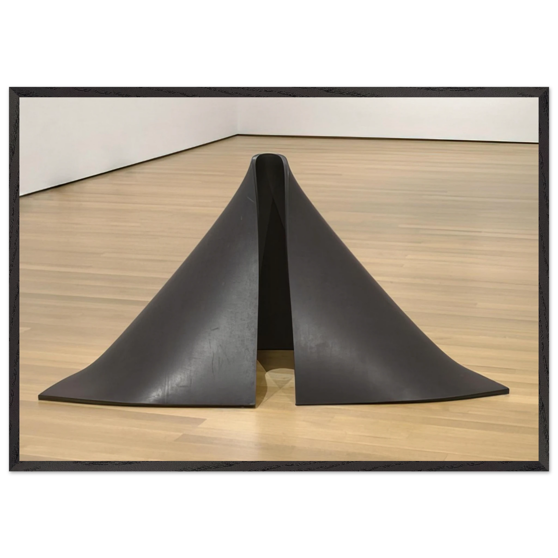 TO LIFT 1967 - Richard Serra Framed Art Print – Black Wooden Frame - Default Title - -Framed Art Print