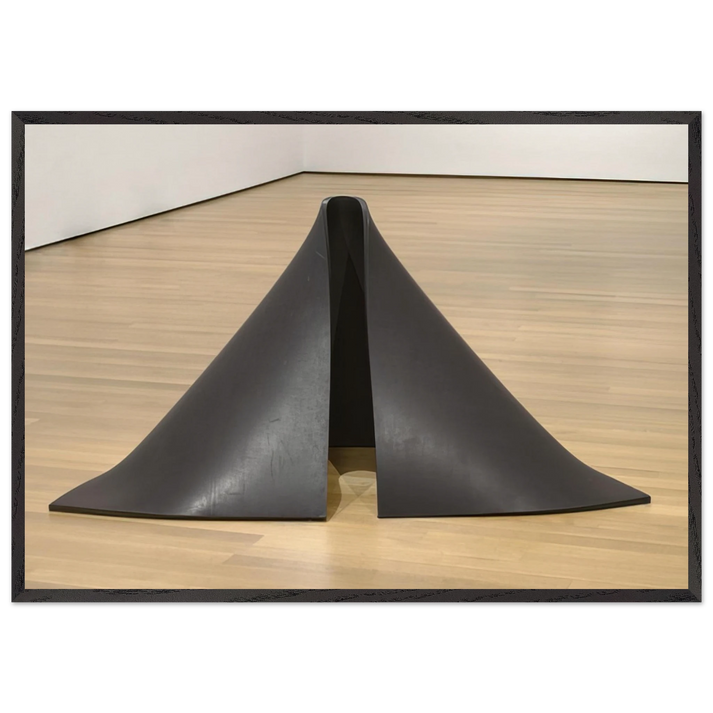 TO LIFT 1967 - Richard Serra 70x100 cm / 28x40 inches Framed Art Print – Black Wooden Frame