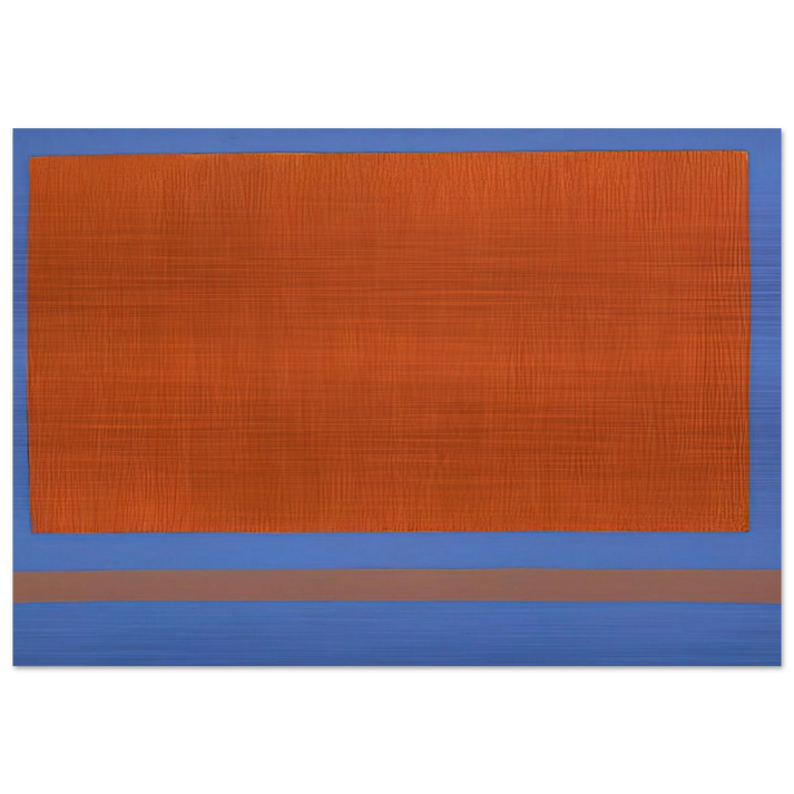 Classic Yellow Sun-Box - 1968 - Theodoros Stamos Brushed Aluminum Print - 70x100 cm / 28x40 inches | Theodoros Stamos Aluminum Print | Theodoros Stamos Prints