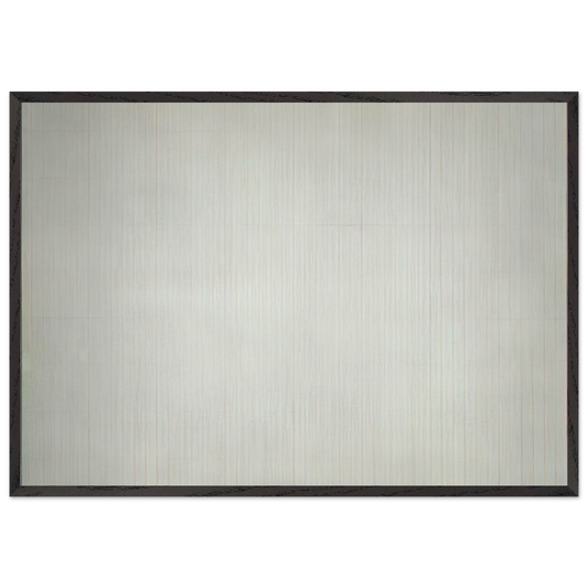 The Islands - Agnes Martin Framed Art Print – Black Wooden Frame - Default Title - -Framed Art Print