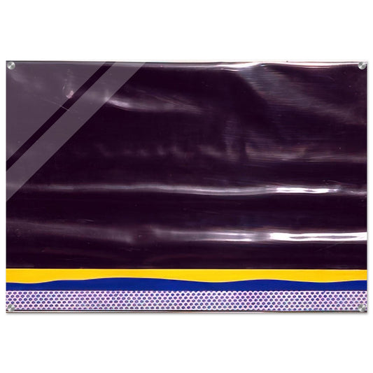 YELLOW LANDSCAPE 1965 - Roy Lichtenstein Acrylic Print - 70x100 cm / 28x40″ inches