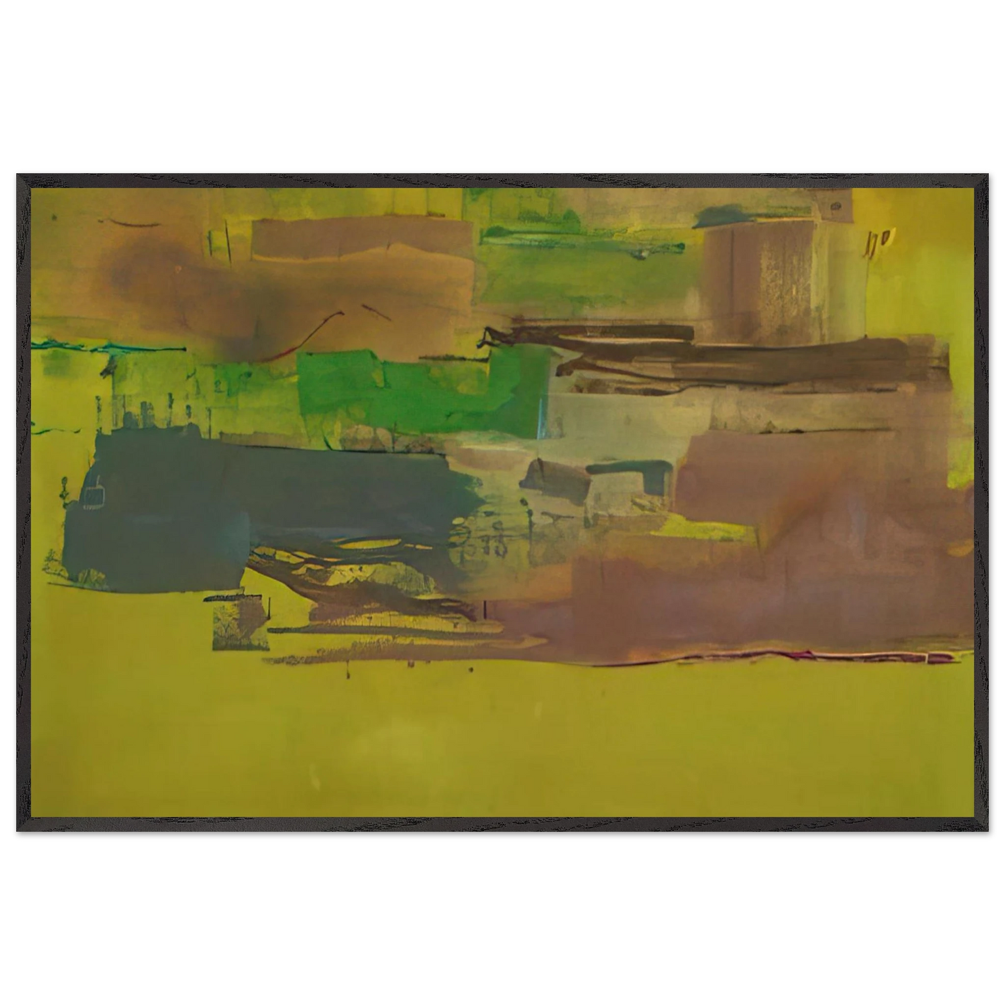 Helen Frankenthaler - August Deep - 1978 Wall art - 20x50 cm / 8x20 inches - Fine Art Poster - -