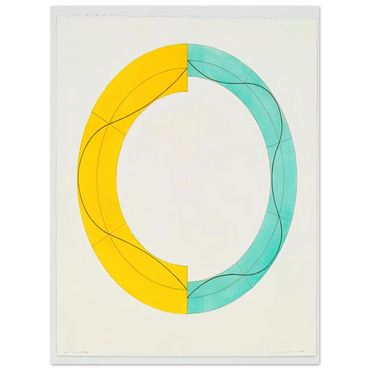 Robert Mangold - SPLIT RING IMAGE 2008 Fine Art Poster - Default Title
