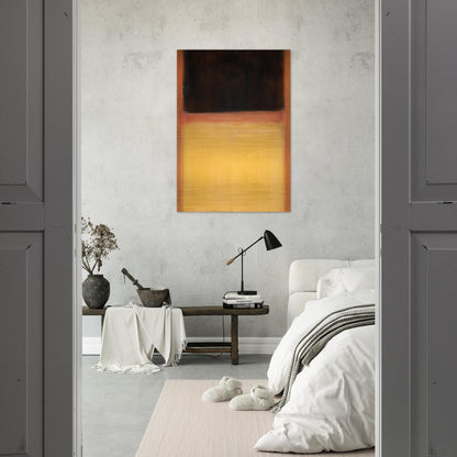 No.9 Dark over Light Earth - 1954 - Mark Rothko Brushed Aluminum Print - 70x100 cm / 28x40 inches | Mark Rothko Aluminum Print | Mark Rothko Prints