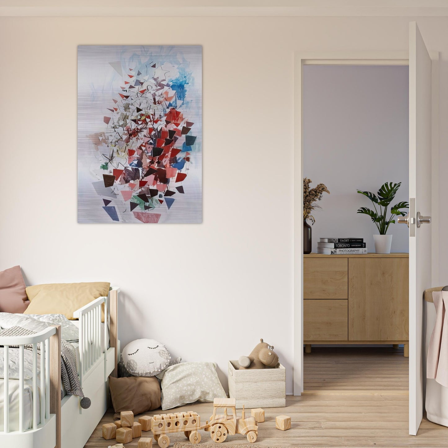 Soaring II - 1994 - Robert Goodnough Brushed Aluminum Print - 70x100 cm / 28x40 inches | Robert Goodnough Aluminum Print | Robert Goodnough Prints