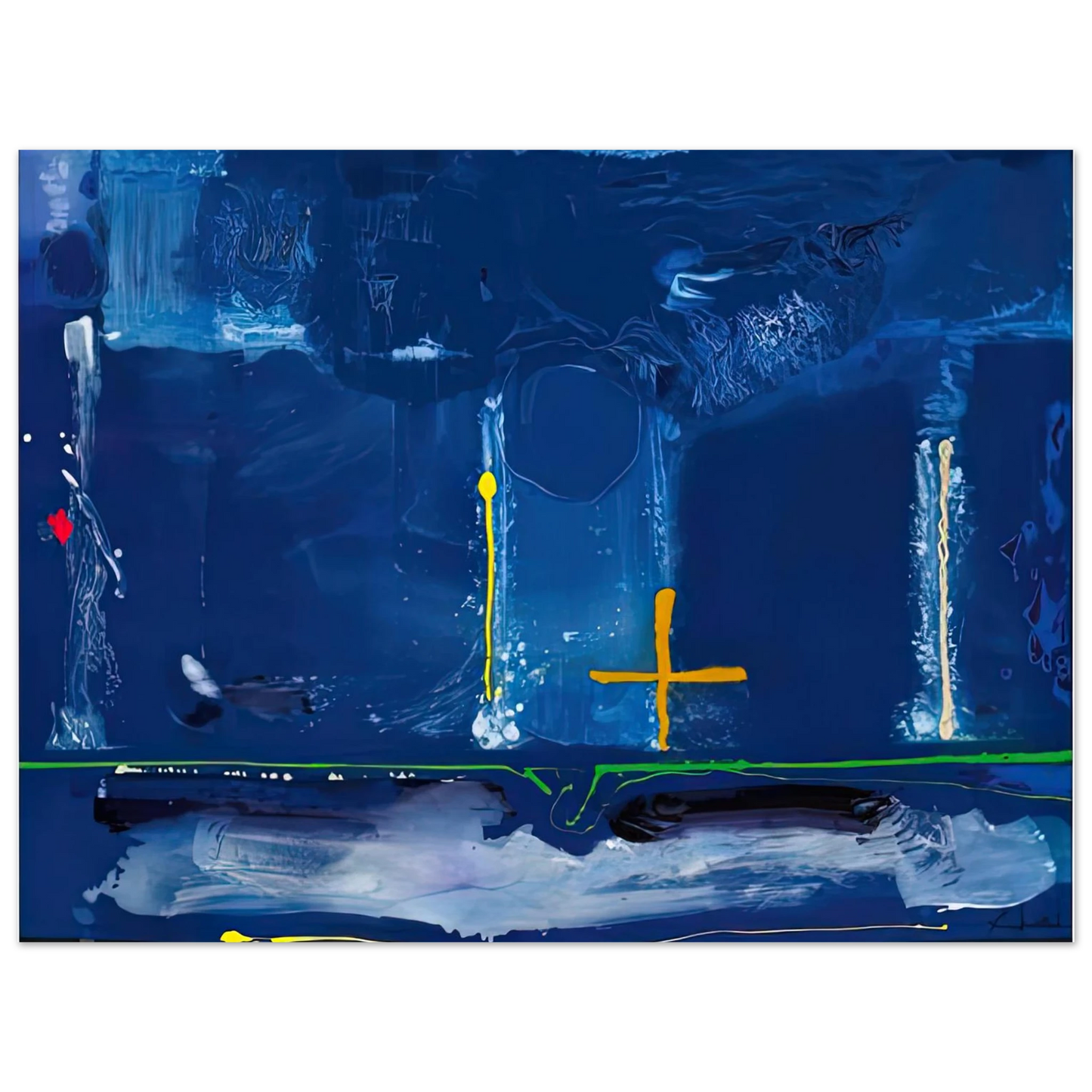 Helen Frankenthaler - Sister Sky, 1991- Wall Art - 21x29.7 cm / 8x12" - Fine Art Poster - -