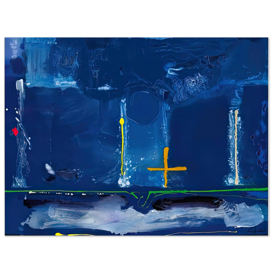 Helen Frankenthaler - Sister Sky, 1991- Wall Art - 21x29.7 cm / 8x12" - Fine Art Poster - -
