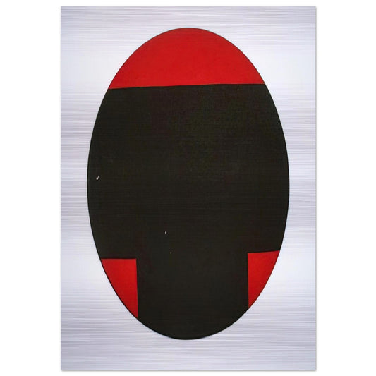 Big T - Hard Edge Painting - Leon Polk Smith Brushed Aluminum Print - 70x100 cm / 28x40 inches | Leon Polk Smith Aluminum Print | Leon Polk Smith Prints