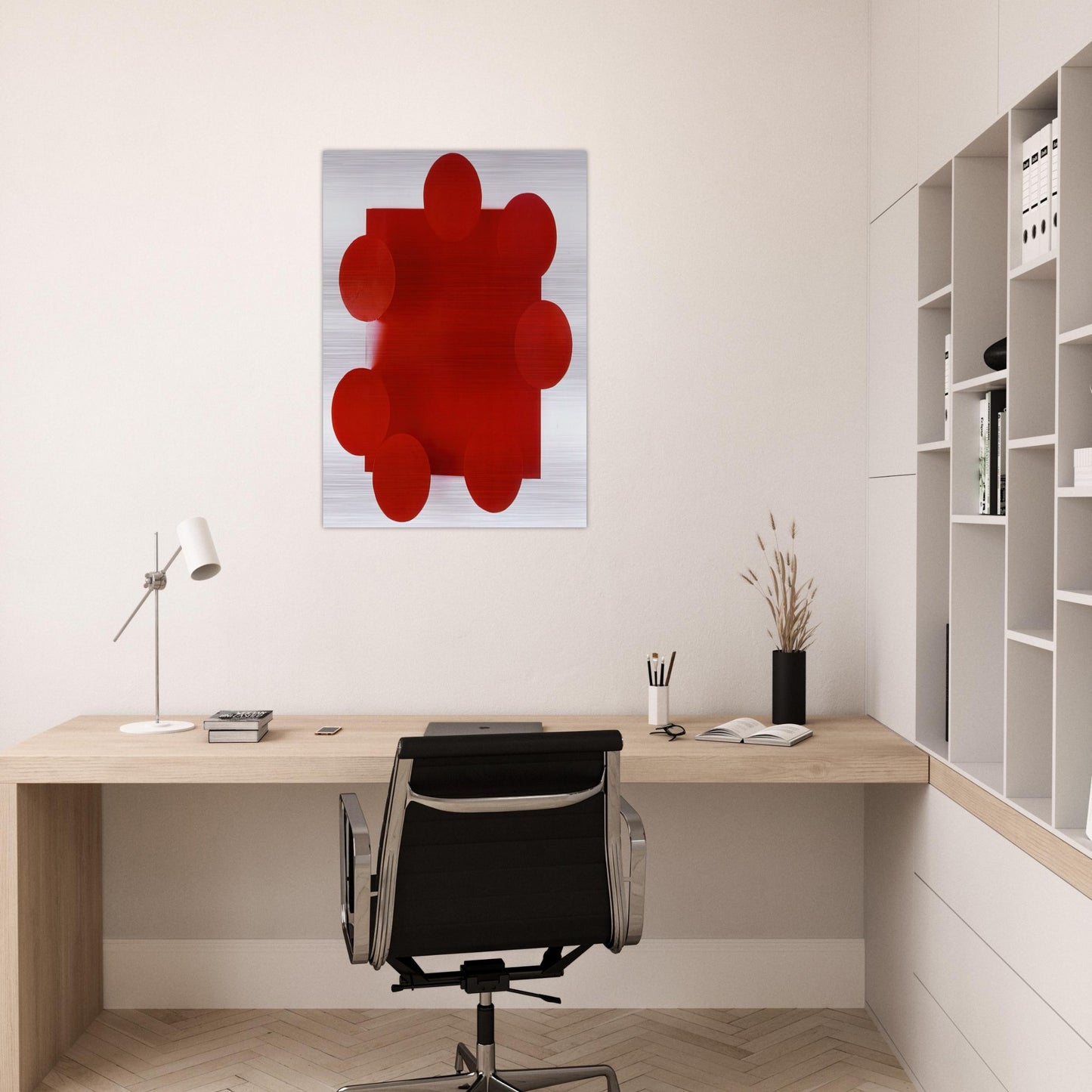 Amazonino #1 - 1989 - Lygia Pape Brushed Aluminum Print - 70x100 cm / 28x40 inches | Lygia Pape Aluminum Print | Lygia Pape Prints