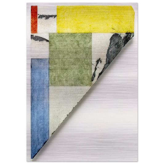 Formal Marble - 2011 - Brice Marden Brushed Aluminum Print - 70x100 cm / 28x40 inches | Brice Marden Aluminum Print | Brice Marden Prints