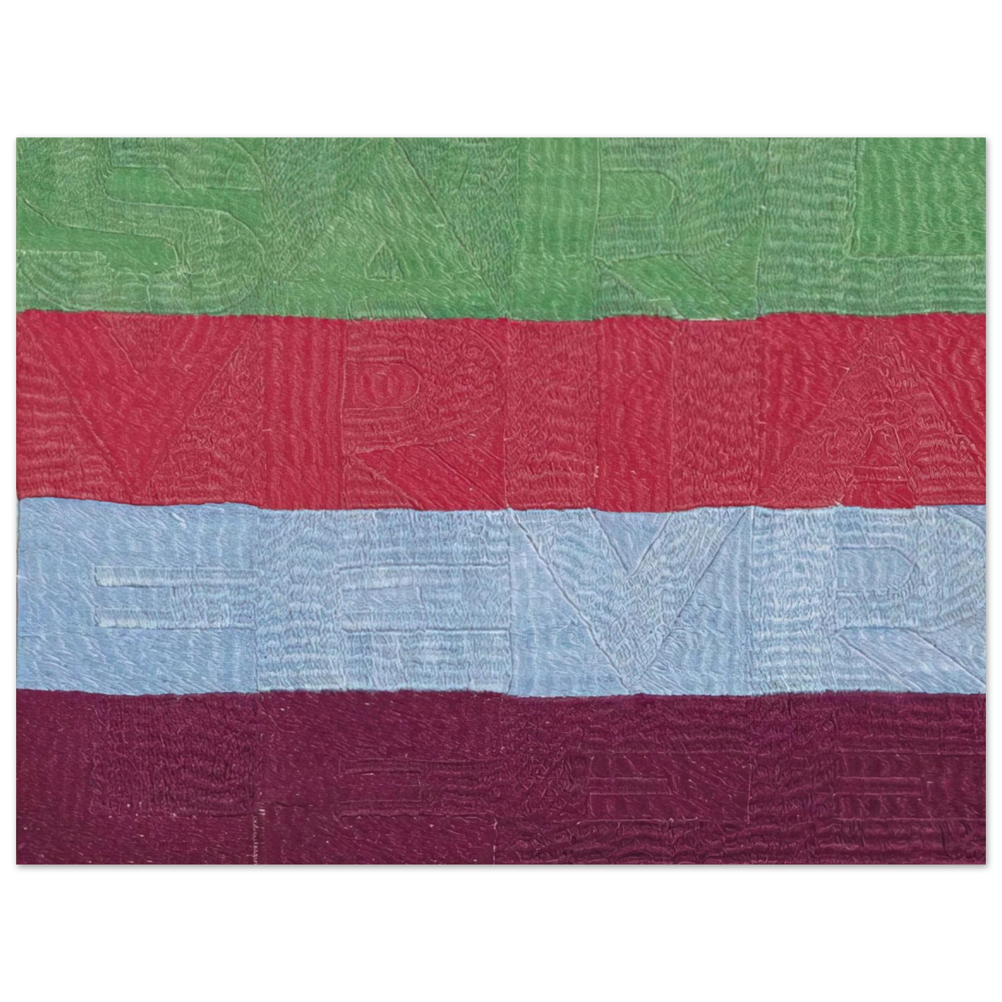 Alighiero Boetti - SVELARE E RIVELARE 1990 Fine Art Poster - Default Title