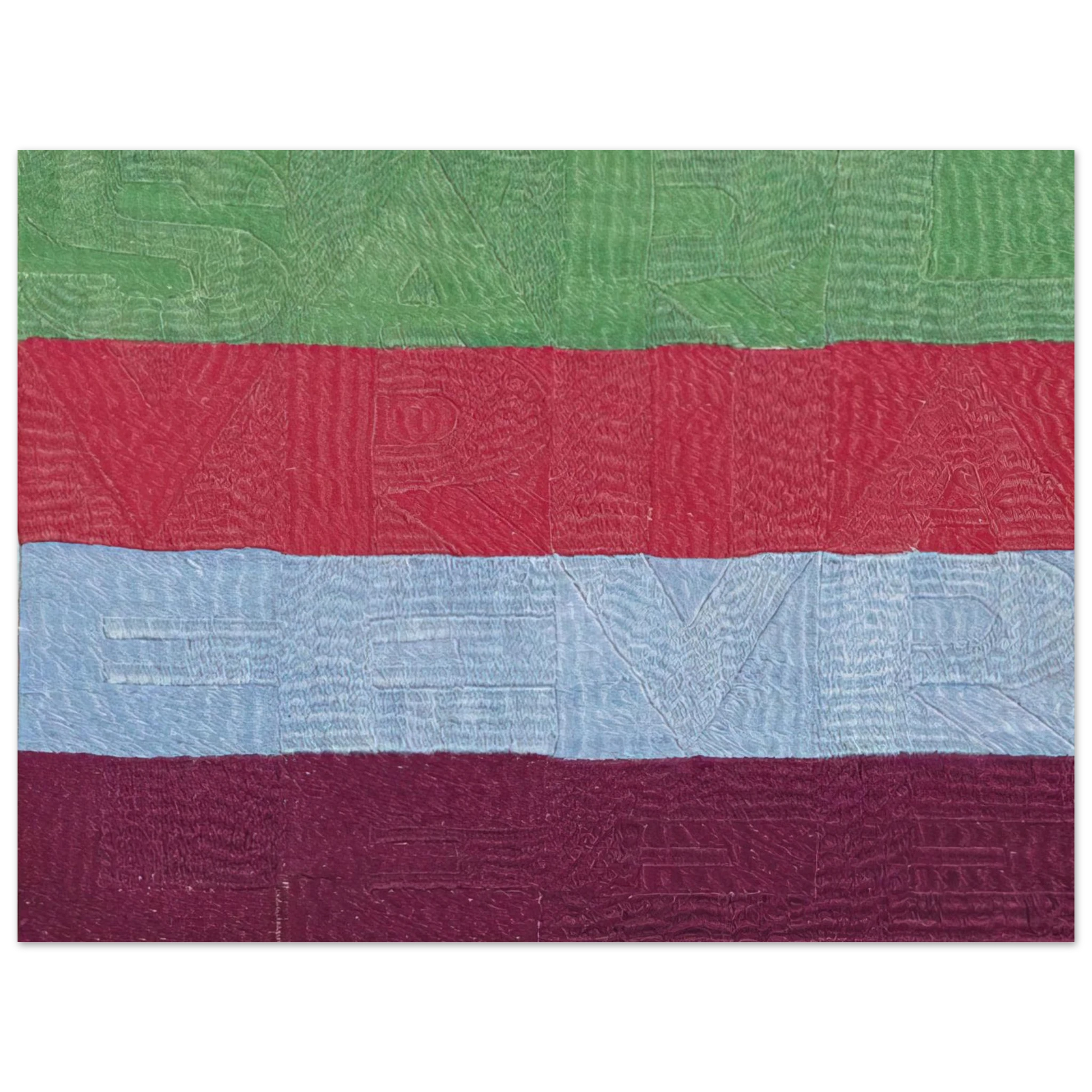Alighiero Boetti - SVELARE E RIVELARE 1990 Fine Art Poster - Default Title