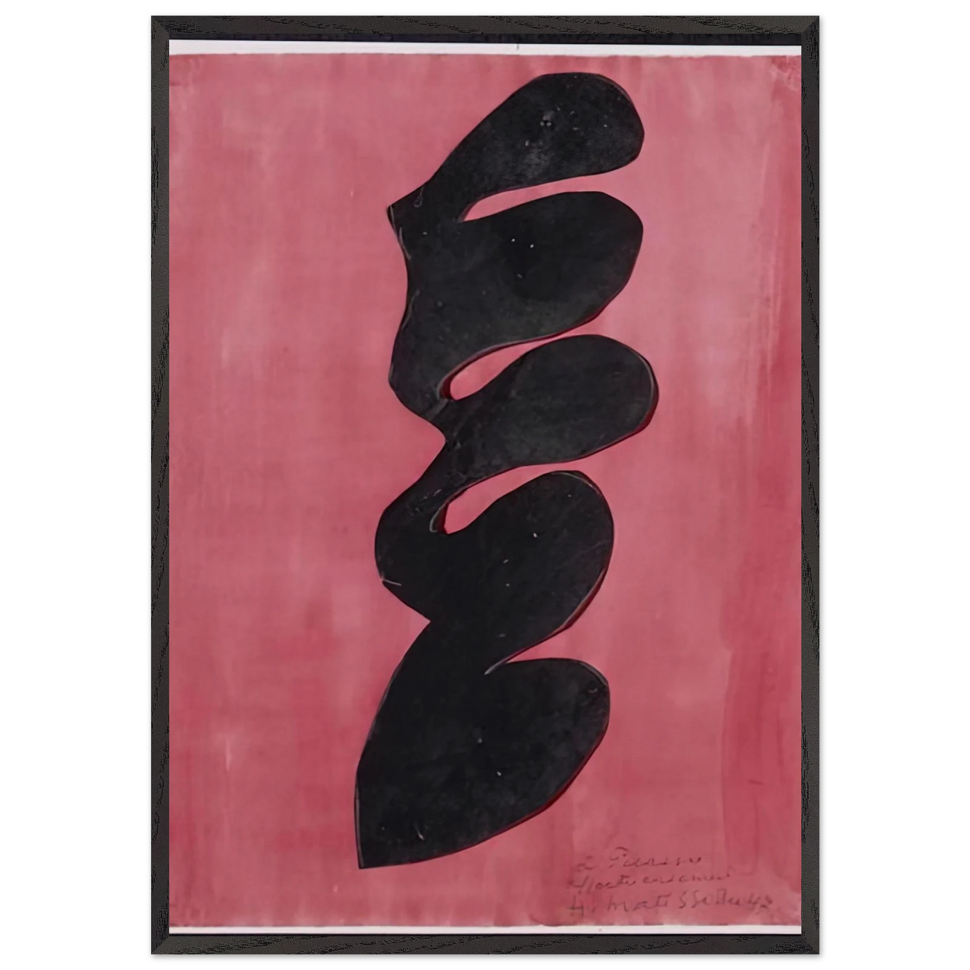PAPERCUT 1947 - Henri Matisse Framed Art Print – Black Wooden Frame - Default Title - -Framed Art Print