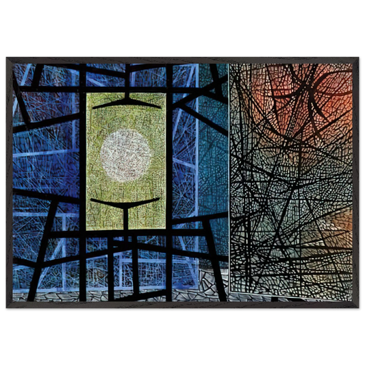 Equations - 1965 - Jimmy Ernst Framed Art Print – Black Wooden Frame - Default Title - -Framed Art Print