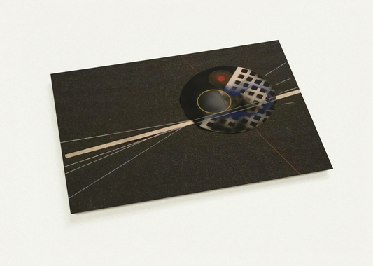 Emery Paper collage By Laszlo Moholy-Nagy Pack of 10 Post Cards | Laszlo Moholy-Nagy Post Cards | A6 (10.5 x 14.8 cm) - 4.1 x 5.8 inches