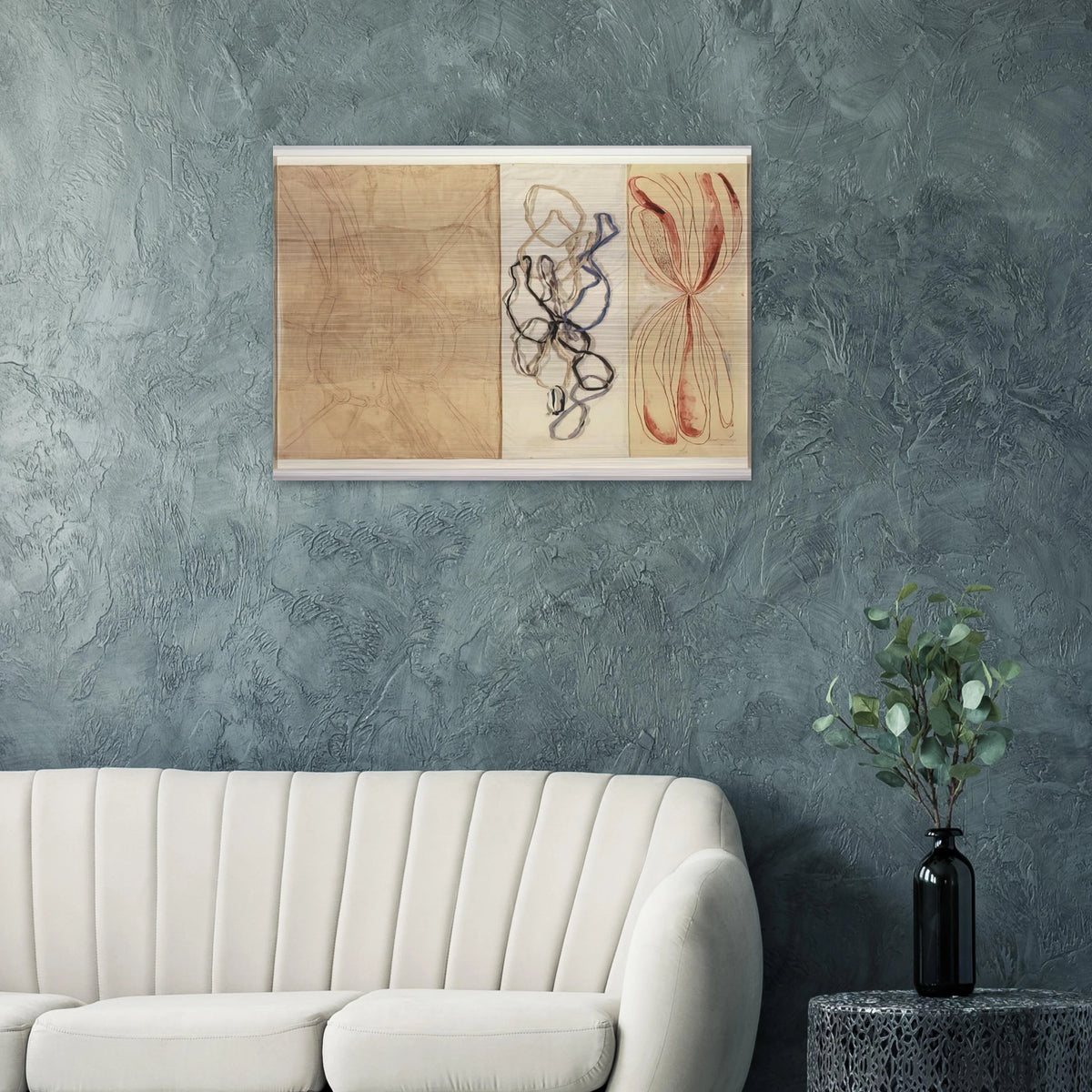 A STRETCH OF TIME 2007 - Louise Bourgeois Brushed Aluminum Print - 70x100 cm / 28x40 inches | Louise Bourgeois Aluminum Print | Louise Bourgeois Prints
