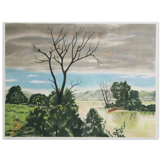 Clarence Holbrook Carter - Untitled - Early Spring Landscape - 1979 Fine Art Poster - Default Title
