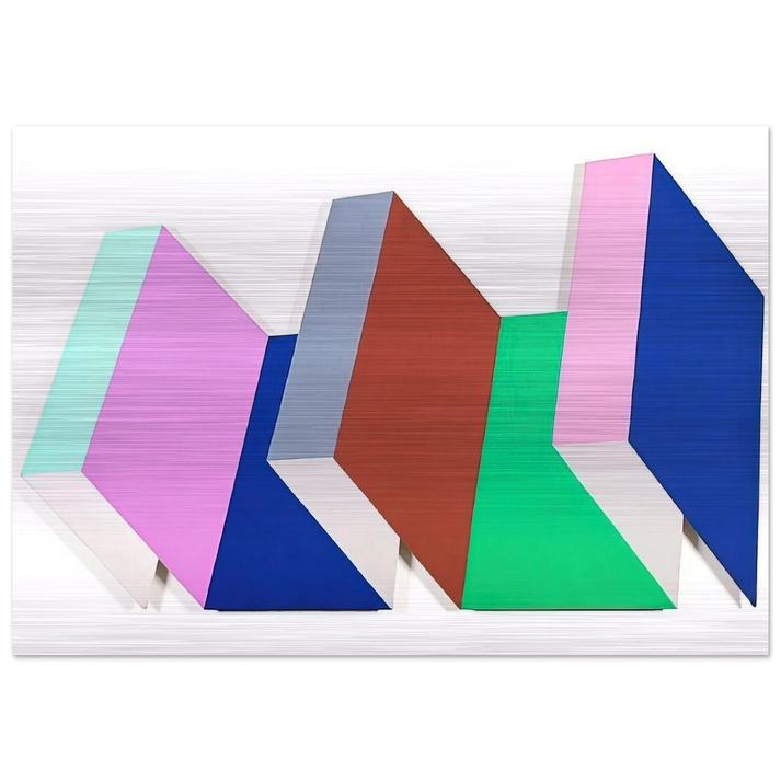 Fold One - 1968 - Thomas Downing Brushed Aluminum Print - 70x100 cm / 28x40 inches | Thomas Downing Aluminum Print | Thomas Downing Prints