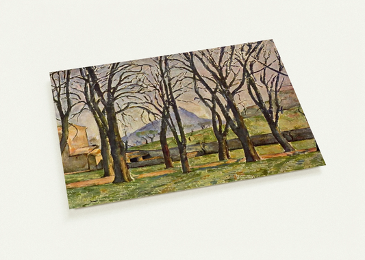 Chestnut Trees at the Jas de Bouffan By Paul Cézanne Pack of 10 Post Cards | Paul Cézanne Post Cards | A6 (10.5 x 14.8 cm) - 4.1 x 5.8 inches