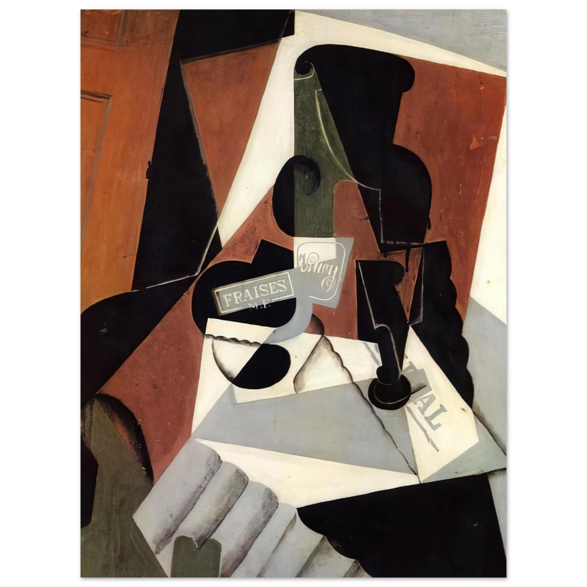 Juan Gris - STRAWBERRY JAM 1917 Fine Art Poster - Default Title