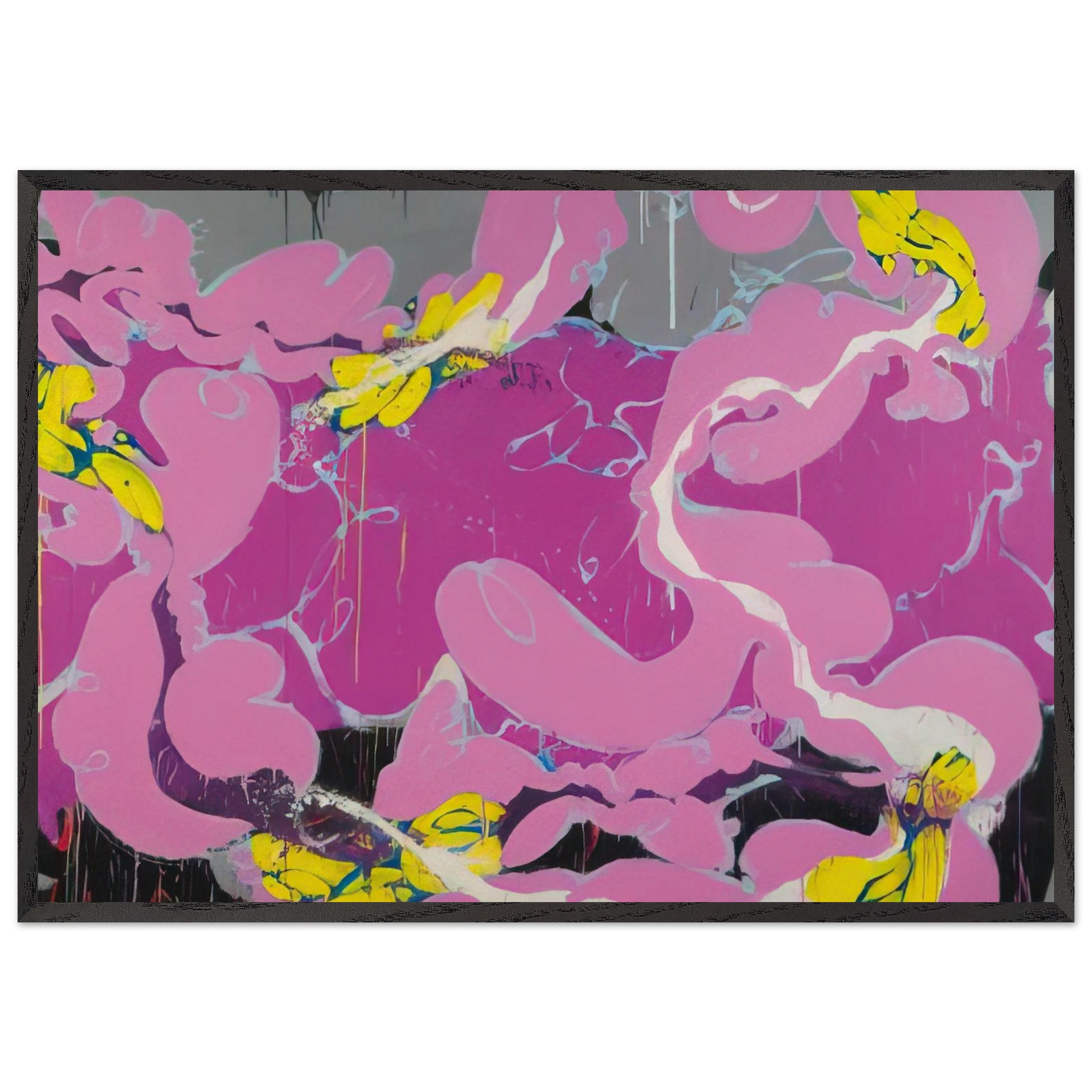 Russian Easter - 1979 - Norman Bluhm Framed Art Print – Black Wooden Frame - Default Title - -Framed Art Print