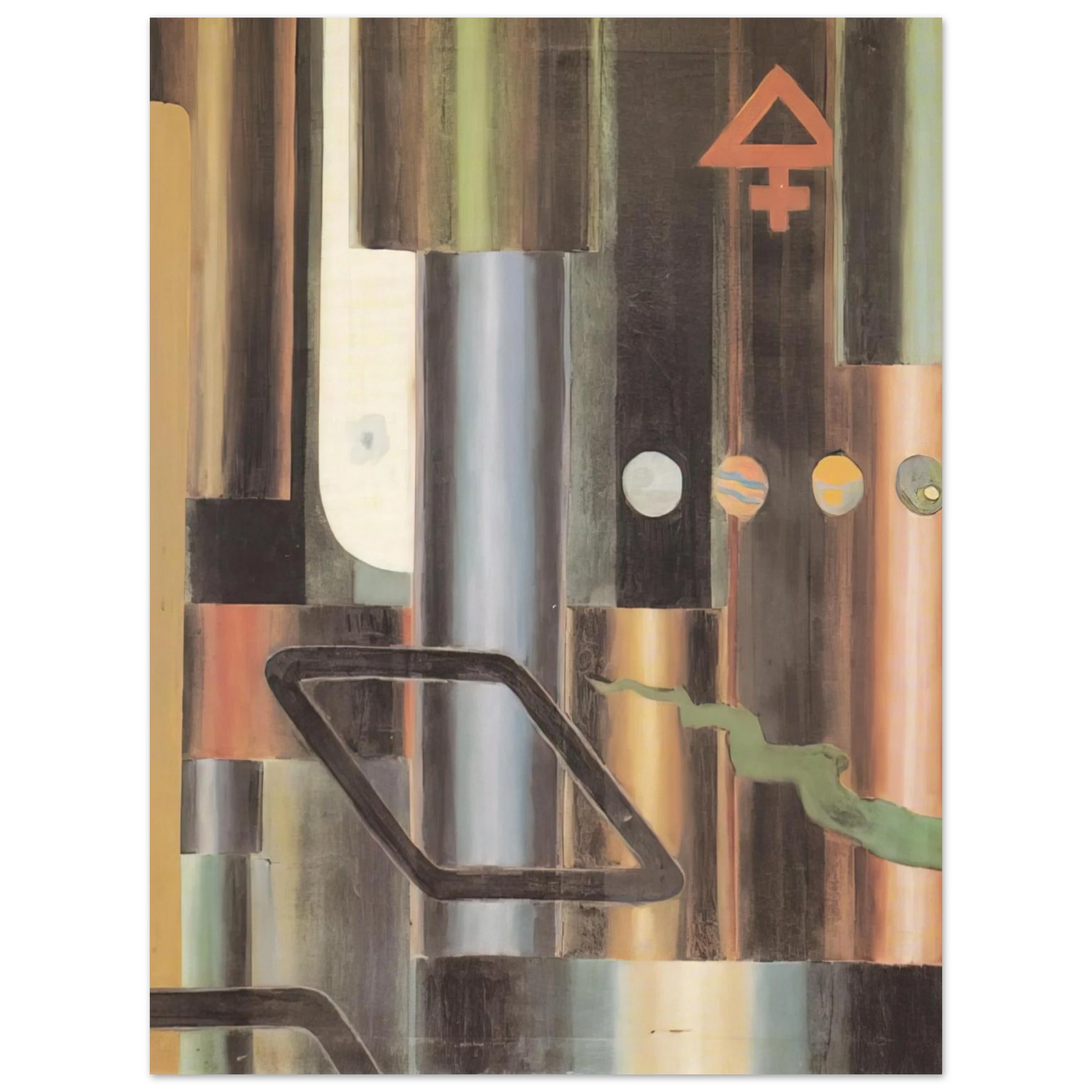 Julius Evola - La libra s'infiamma e le piramidi - 1921 Fine Art Poster - Default Title