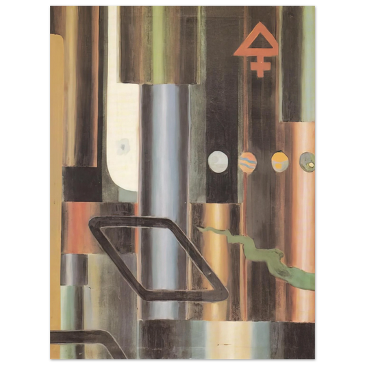 Julius Evola - La libra s'infiamma e le piramidi - 1921 Fine Art Poster - Default Title