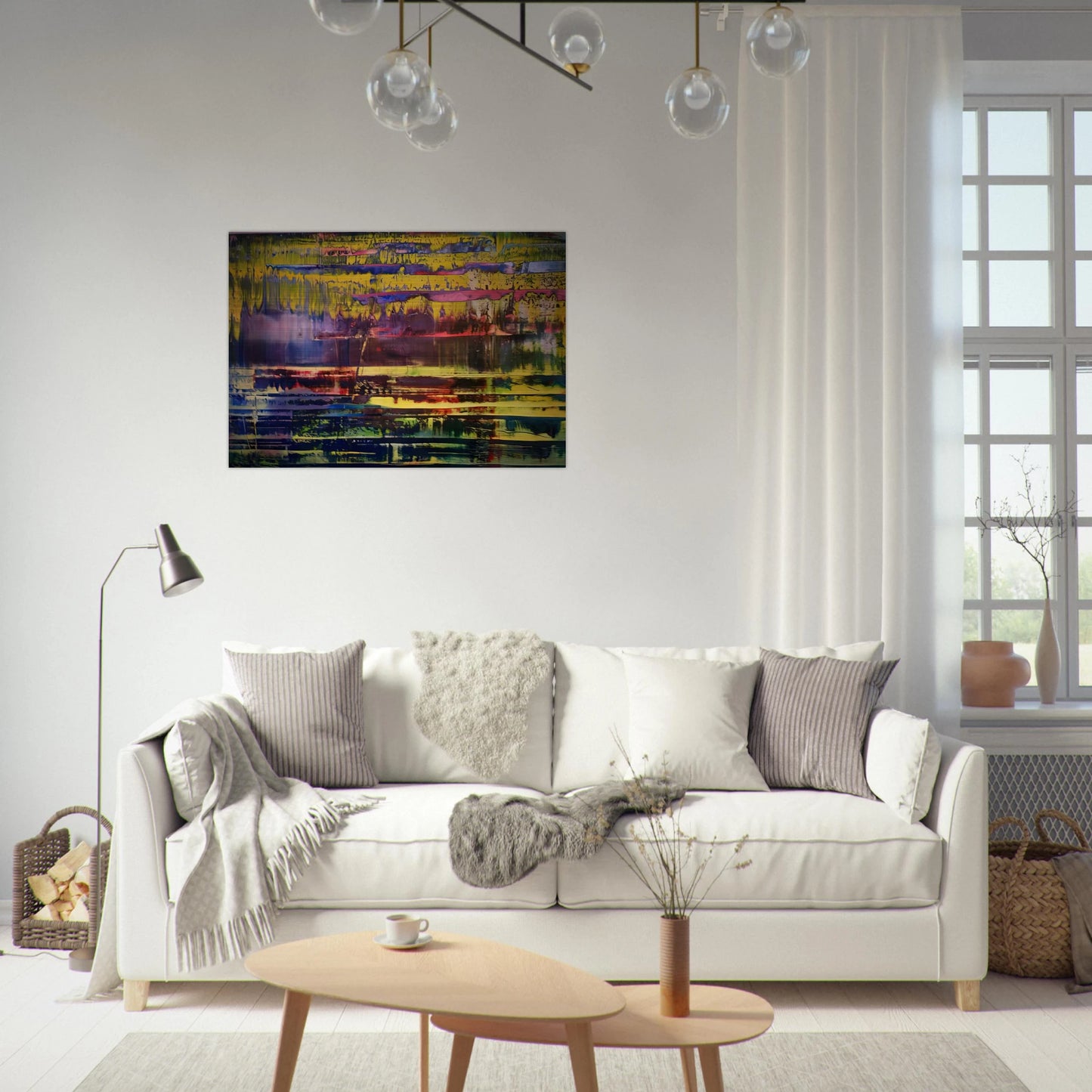 WALLACE BOURNES - Gerhard Richter Brushed Aluminum Print - 70x100 cm / 28x40 inches | Gerhard Richter Aluminum Print | Gerhard Richter Prints