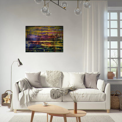 WALLACE BOURNES - Gerhard Richter Brushed Aluminum Print - 70x100 cm / 28x40 inches | Gerhard Richter Aluminum Print | Gerhard Richter Prints