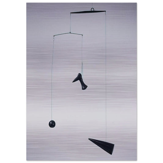 CONE DEBENE 1933 - Alexander Calder Brushed Aluminum Print - 70x100 cm / 28x40 inches | Alexander Calder Aluminum Print | Alexander Calder Prints