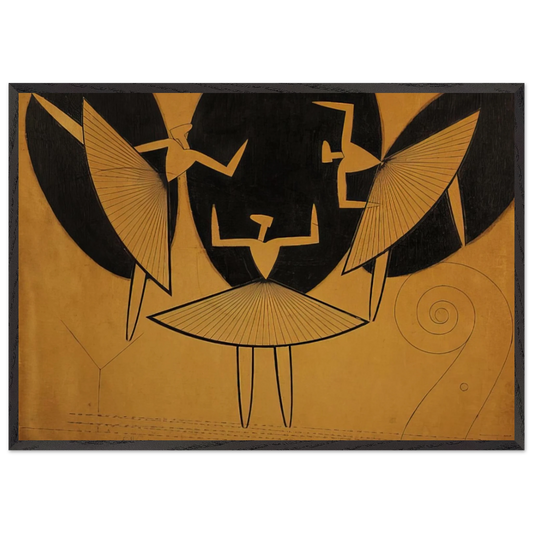 SILHOUETTE - Man Ray Framed Art Print – Black Wooden Frame - Default Title - -Framed Art Print