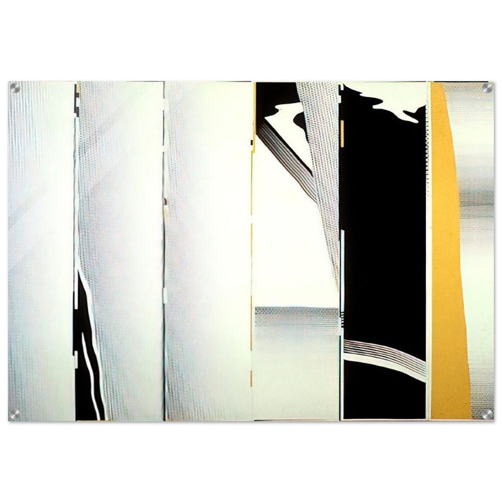 MIRROR SIX PANELS 1 1970 - Roy Lichtenstein Acrylic Print - 70x100 cm / 28x40″ inches | Roy Lichtenstein Wall Art | Roy Lichtenstein Prints