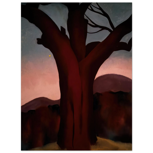Georgia O'Keeffe - Autumn Trees - Chestnut Tree Fine Art Poster - 13x18 cm / 5x7 inches