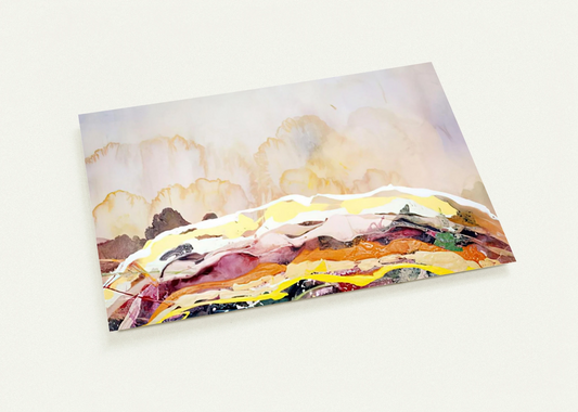 Danish Opera - 1969 By Ronnie Landfield Pack of 10 Post Cards | Ronnie Landfield Post Cards | A6 (10.5 x 14.8 cm) - 4.1 x 5.8 inches