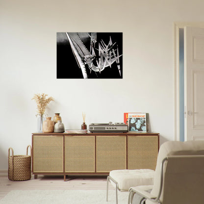 The Prickly Dark - James Rosenquist Brushed Aluminum Print - 70x100 cm / 28x40 inches | James Rosenquist Aluminum Print | James Rosenquist Prints