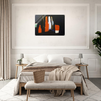 Bouteilles - Art Informel - Nicolas de Stael Acrylic Print - 70x100 cm / 28x40″ inches | Nicolas de Stael Wall Art | Nicolas de Stael Prints