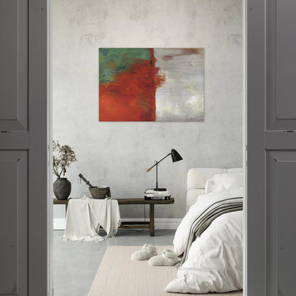 Divide - 1958 - Theodoros Stamos Brushed Aluminum Print - 70x100 cm / 28x40 inches | Theodoros Stamos Aluminum Print | Theodoros Stamos Prints