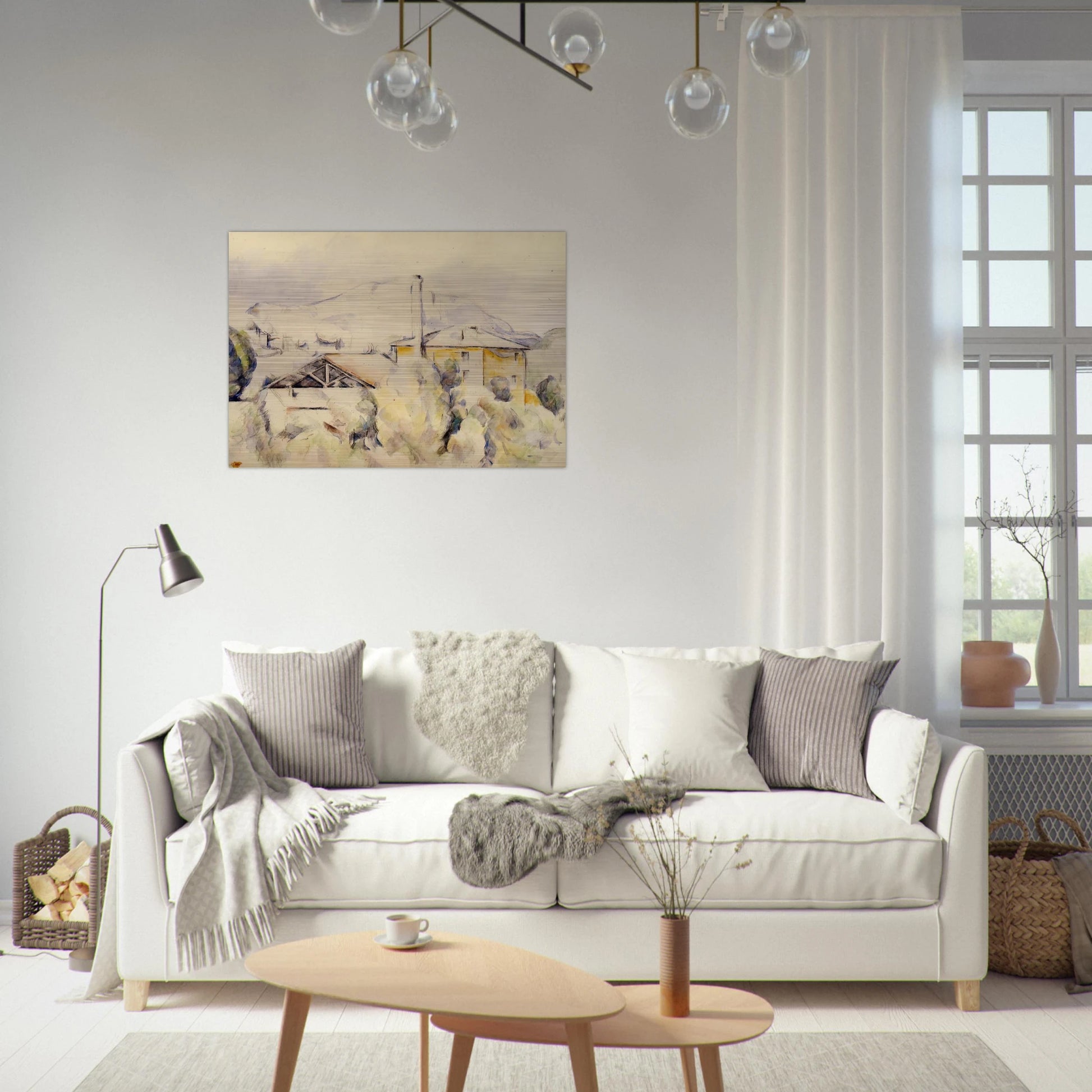 The Lime Kiln - Paul Cézanne Brushed Aluminum Print - 70x100 cm / 28x40 inches | Paul Cézanne Aluminum Print | Paul Cézanne Prints