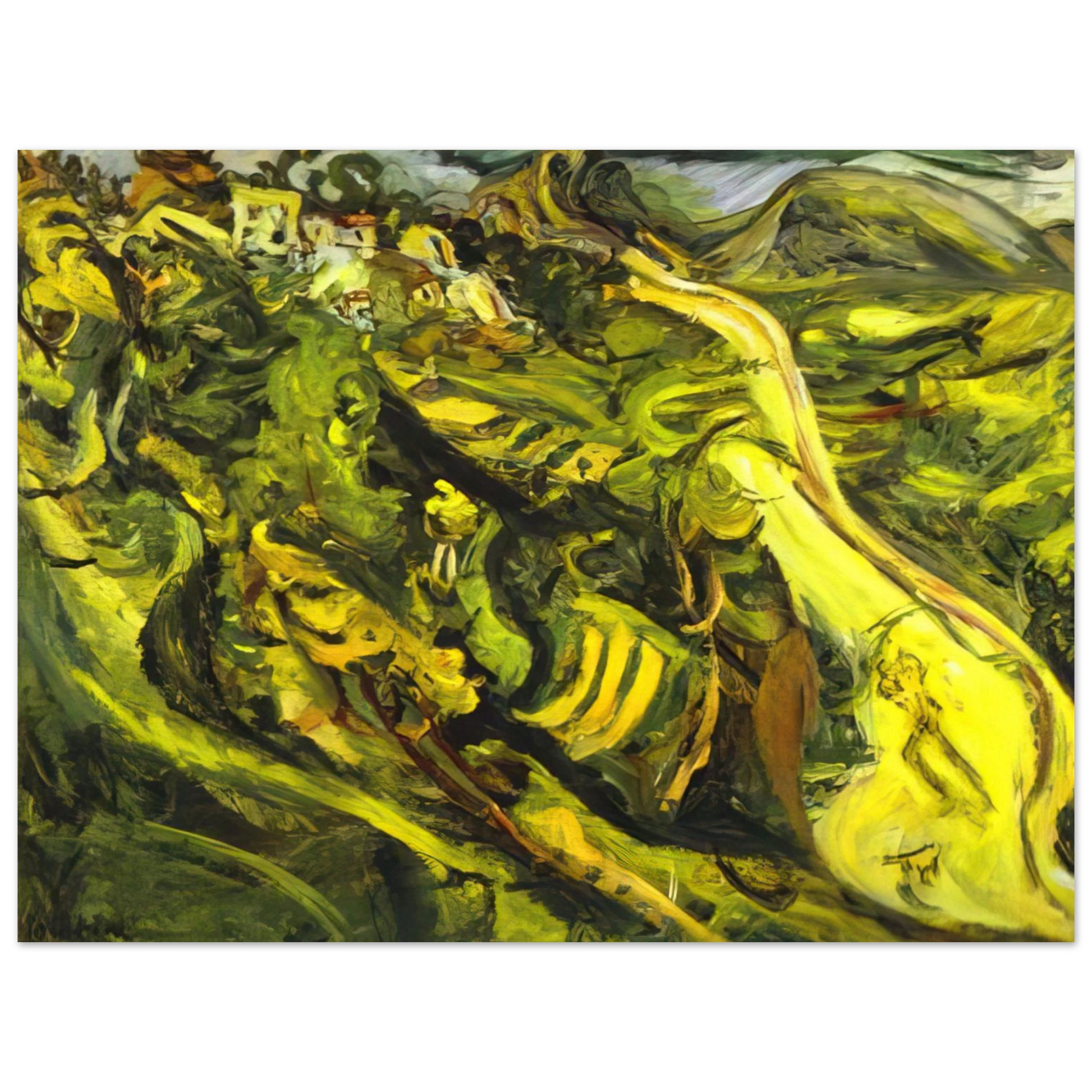 Chaim Soutine - ROAD AT CAGNES Fine Art Poster - Default Title