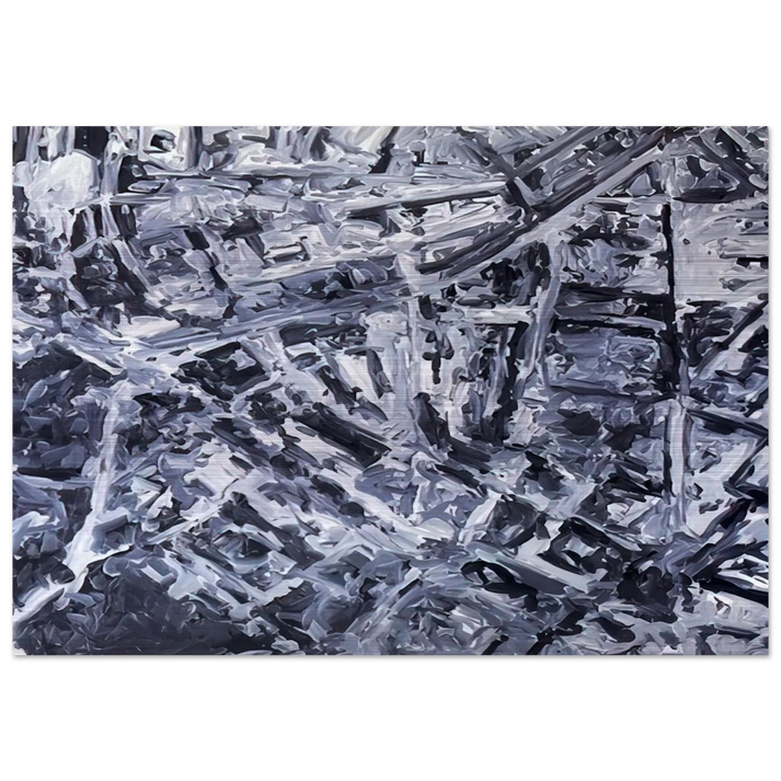 TOWNSCAPE PL 1970 0 - Gerhard Richter Brushed Aluminum Print - 70x100 cm / 28x40 inches | Gerhard Richter Aluminum Print | Gerhard Richter Prints