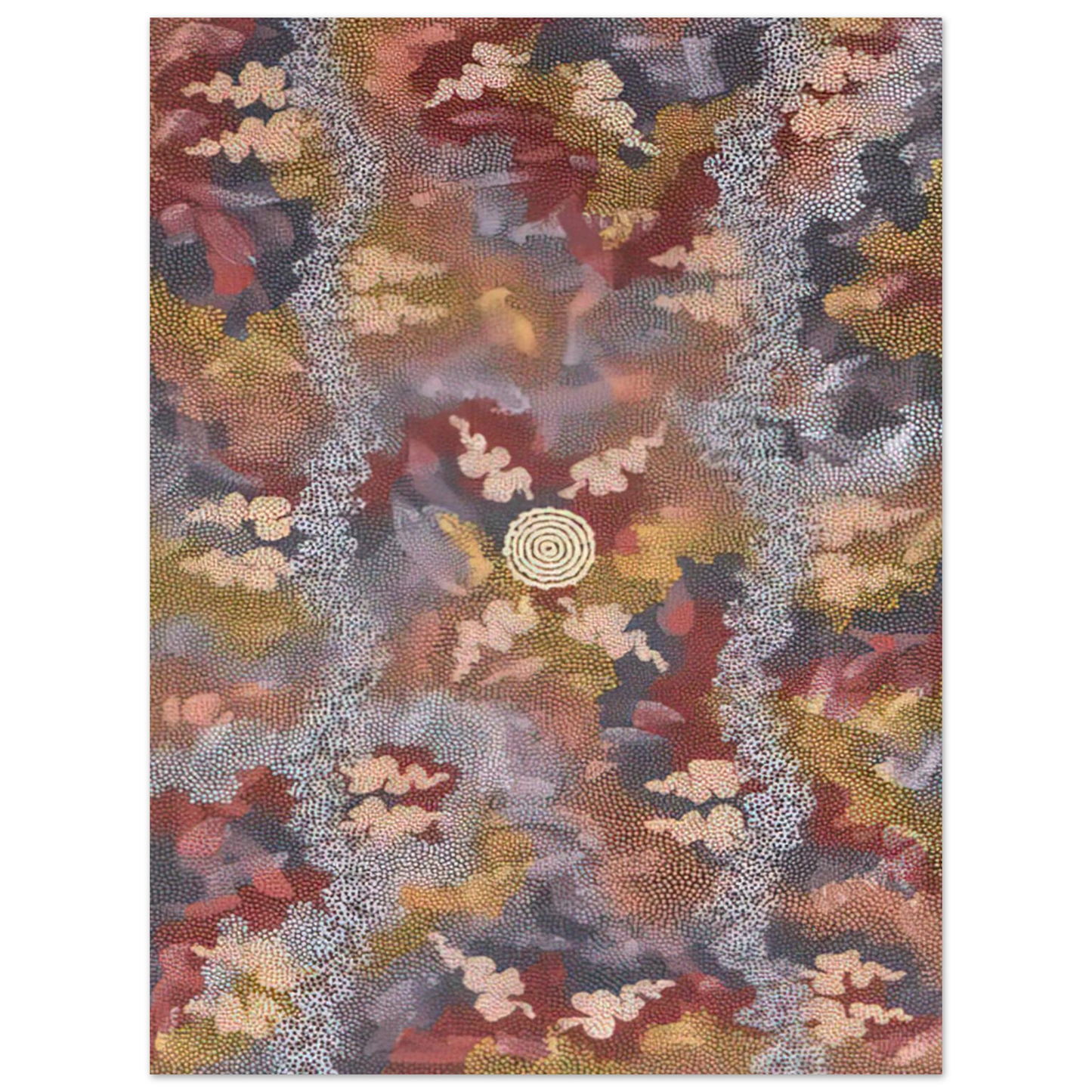 Clifford Possum Tjapaltjarri - Corkwood Dreaming - 1994 Fine Art Poster - Default Title