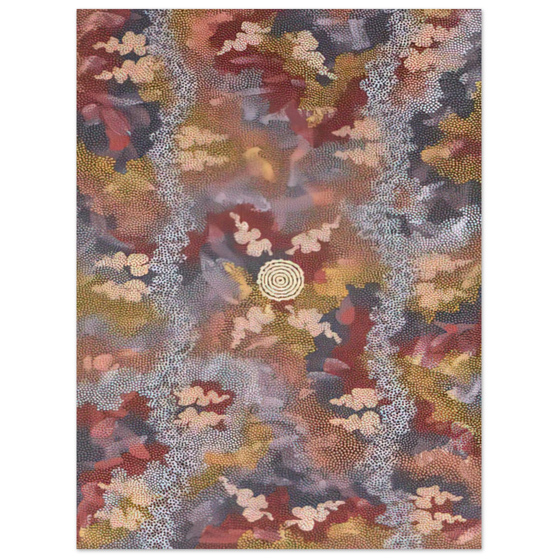 Clifford Possum Tjapaltjarri - Corkwood Dreaming - 1994 Fine Art Poster - Default Title