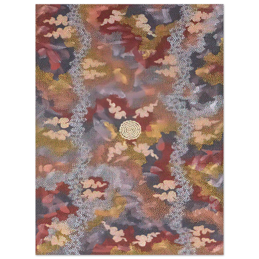 Clifford Possum Tjapaltjarri - Corkwood Dreaming - 1994 Fine Art Poster - Default Title