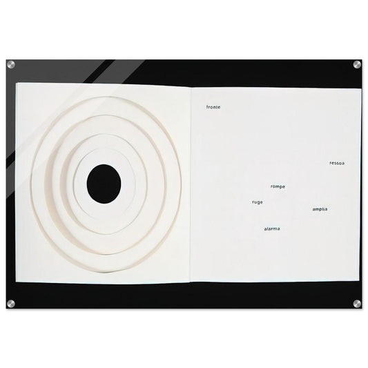 Books-Poem - 1959 - Lygia Pape Acrylic Print - 70x100 cm / 28x40″ inches | Lygia Pape Wall Art | Lygia Pape Prints