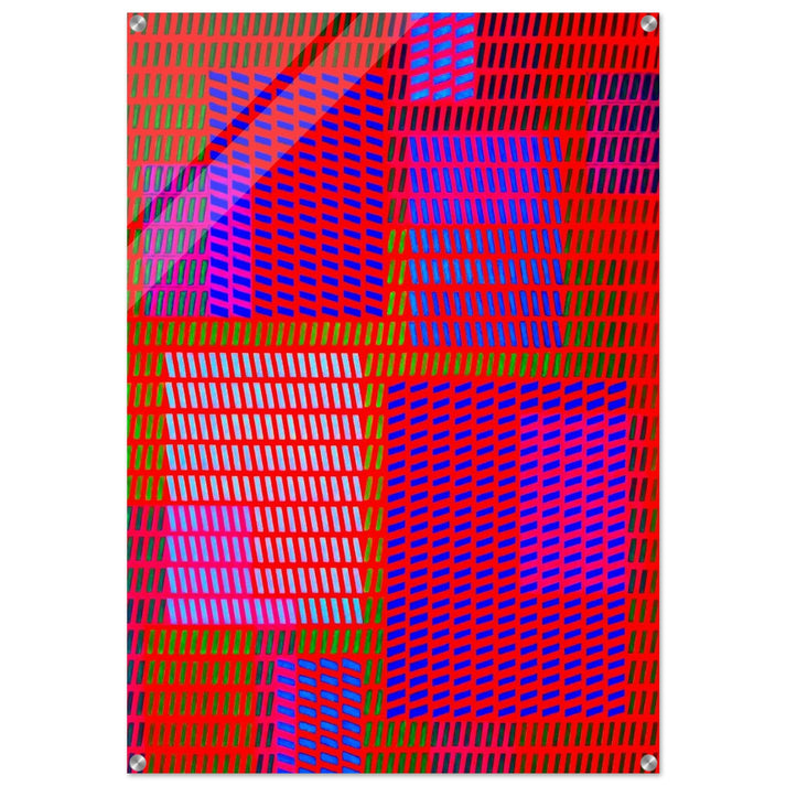 Keiho C1 - 1963 - Victor Vasarely Acrylic Print - 70x100 cm / 28x40″ inches | Victor Vasarely Wall Art | Victor Vasarely Prints
