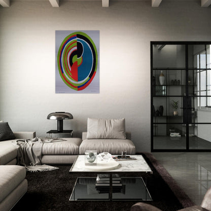 ABSTRACT SWIRL - Sonia Delaunay Brushed Aluminum Print - 70x100 cm / 28x40 inches | Sonia Delaunay Aluminum Print | Sonia Delaunay Prints