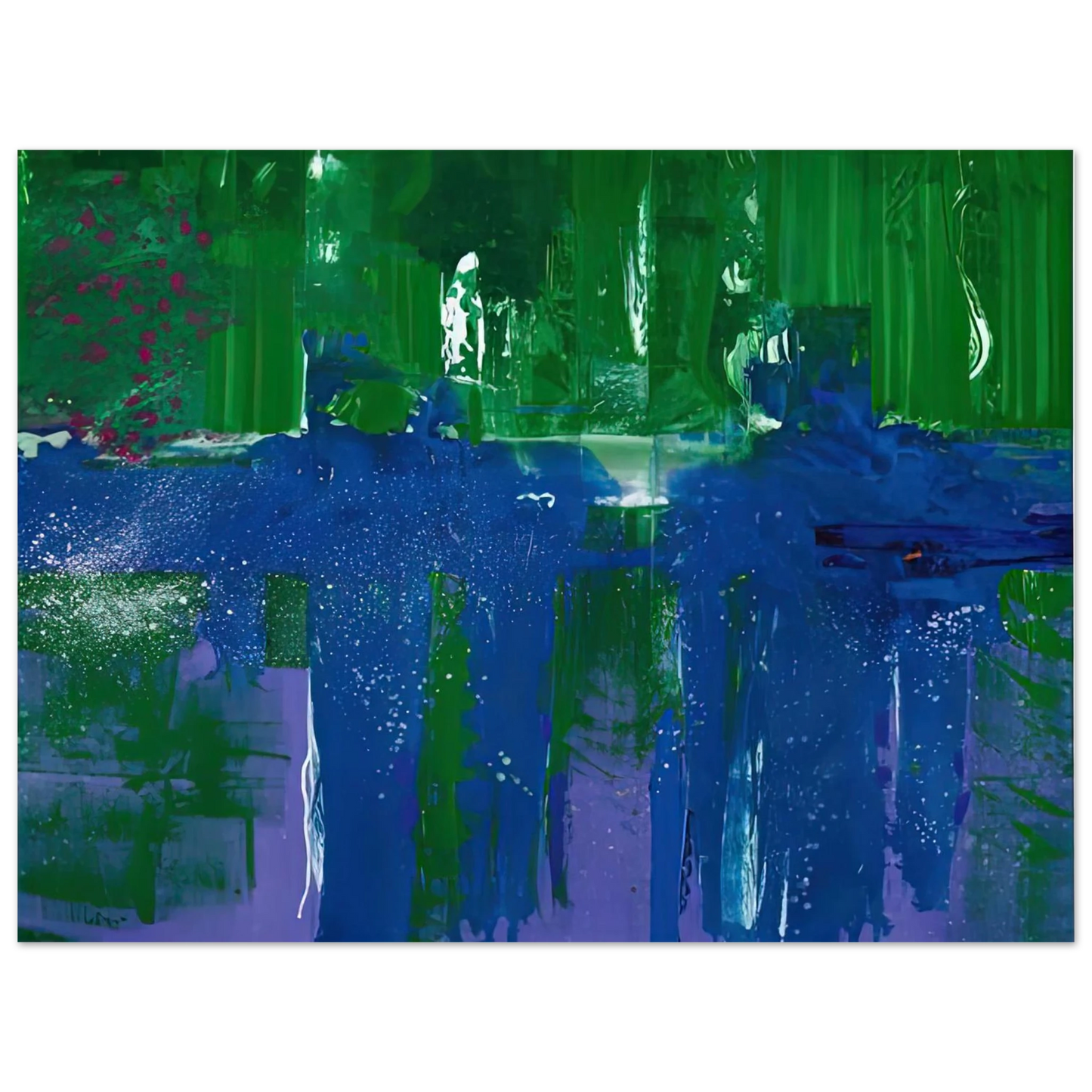 Helen Frankenthaler - Grotto, 1990- Wall Art - 28x40 inches / 70x70 cm - Canvas (Imperial) - -