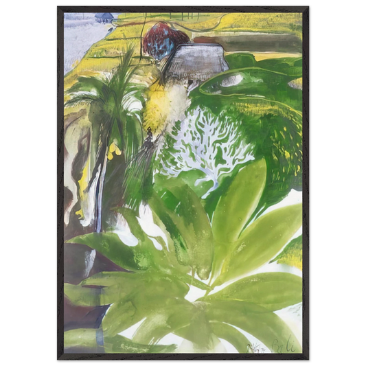 Bali - figurative - Brett Whiteley Framed Art Print – Black Wooden Frame - Default Title - -Framed Art Print