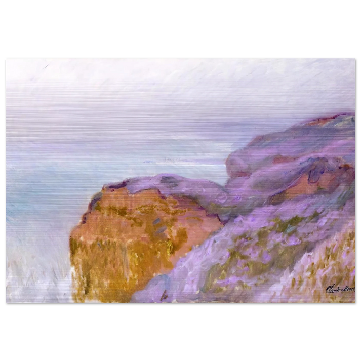 At Val Saint-Nicolas, near Dieppe - claude monet Brushed Aluminum Print - 70x100 cm / 28x40 inches | claude monet Aluminum Print | claude monet Prints