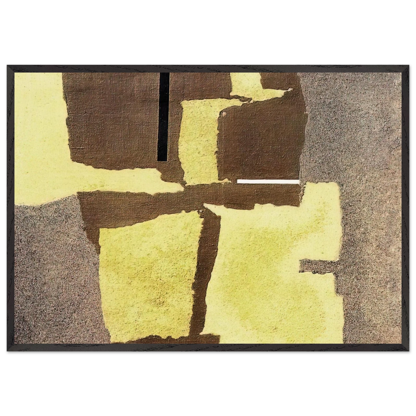 APPARIZIONE COSMICA II 1955 - Enrico Prampolini Framed Art Print – Black Wooden Frame - Default Title - -Framed Art Print